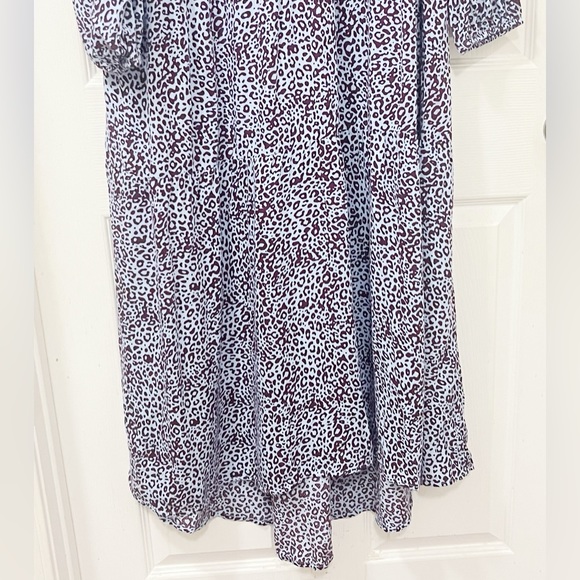 New Terra & Sky Women's Plus Size Long Sleeve Printed Maxi Dress - Picture 5 of 6